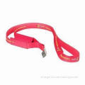 Lanyard/Webbing with Metal Clip, Customized Designs and Sizes are Accepted, Good Idea for Promotion